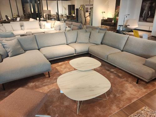 U-bank grijs, Huis en Inrichting, Banken | Bankstellen, Nieuw, Hoekbank, Vierpersoons of meer, 300 cm of meer, 150 cm of meer
