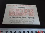 stickers Amsterdam Slotervaart Stichting Instuif smurf-in, Ophalen, Nieuw, Meerdere stickers
