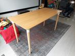 Eettafel Ikea ANFALLARE / HILVER Bureau, bamboe, 140x65 cm, Huis en Inrichting, Gebruikt, Ophalen, Bureau