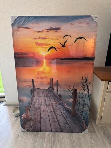Tuindoek, Tuin Canvas, Tuinposter 76 x 120 NIEUW beschikbaar voor biedingen