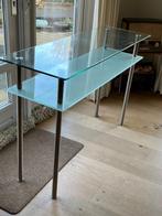 Glazen sidetable, Ophalen, Gebruikt, 100 tot 150 cm, Glas