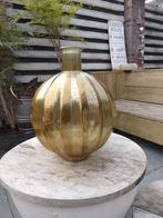 Gouden vaas, Huis en Inrichting, Woonaccessoires | Vazen, Ophalen, Overige kleuren, Minder dan 50 cm, Glas