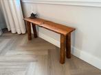 Landelijk houten krukje / decoratief bankje – 80x40x22 cm, Ophalen of Verzenden, Nieuw, Hout