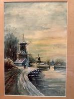 Waarschijnlijk origineel aquarel of gouache op papier, Ophalen of Verzenden