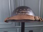 Britse helm London Transport, Ophalen of Verzenden, Overige soorten, Engeland, Helm of Baret