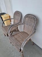2 rotan stoelen gratis, Tuin en Terras, Ophalen, Gebruikt, Rotan