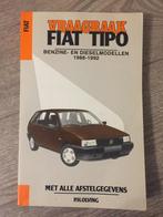 Vraagbaak Fiat Tipo Benzine- en Dieselmodellen 1988-1992, Ophalen of Verzenden