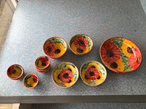 Tappas schaaltjes (11 -delig ), Huis en Inrichting, Keuken | Servies, Zo goed als nieuw, Kom(men), Overige stijlen, Aardewerk