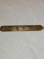 'geweer 5 maal' gesp KNIL schietmedaille, Ophalen of Verzenden, Landmacht, Nederland, Lintje, Medaille of Wings