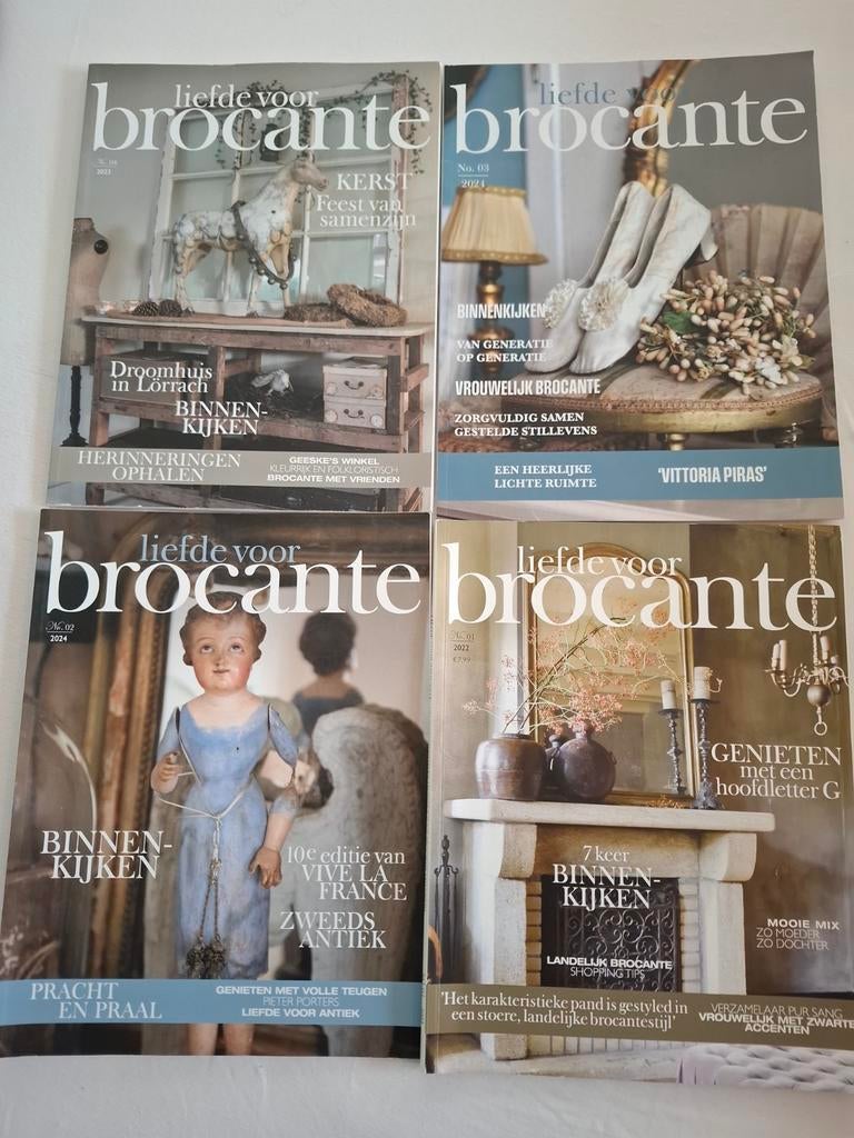 Tijdschriften liefde voor brocante, Boeken, Tijdschriften en Kranten, Ophalen of Verzenden