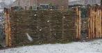 Wilgentenen schutting beschoeiing natuurlijk erfscheiding, Tuin en Terras, Schuttingen, Nieuw, Ophalen of Verzenden, 3 tot 6 meter