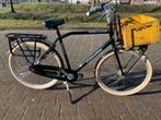 Zwarte gazelle (hoge) herenfiets heavy duty Transporter, Ophalen, Versnellingen, Zo goed als nieuw, 57 tot 61 cm