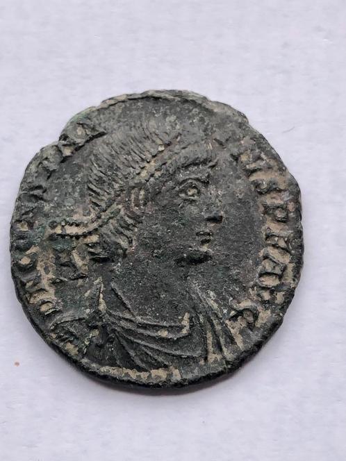 Bronzen Romeinse munt Constantius II, Postzegels en Munten, Munten | Europa | Niet-Euromunten, Losse munt, Italië, Ophalen of Verzenden