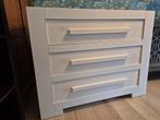 Witte Commode - Stevig met 3 soft close lades, Ophalen, Gebruikt, 50 tot 70 cm, 100 cm of meer