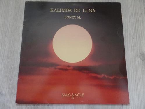Kalimba de luna Boney M Maxi single, Cd's en Dvd's, Vinyl | Pop, Gebruikt, 12 inch, Ophalen of Verzenden