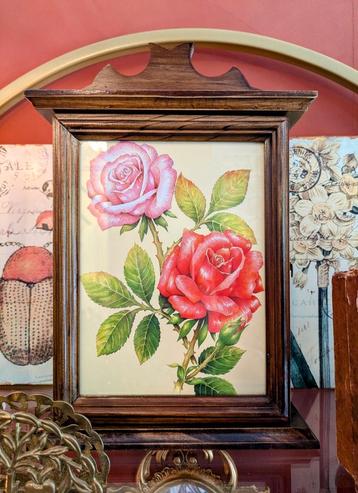 sleutelkastje brocante rozen beschikbaar voor biedingen