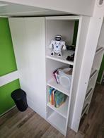ZGAN IKEA Smastad Hoogslaper met bureau en kast, Ophalen, 100 cm, Hoogslaper, Eenpersoons