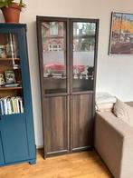 Ikea Billy met Oxberg glazen deuren, Ophalen, Zo goed als nieuw, 25 tot 50 cm, 200 cm of meer