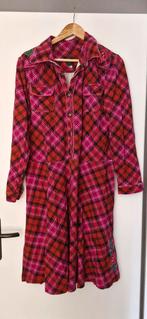 Tante Betsy winterjurk rood/roze ruit, maat XXL, Kleding | Dames, Jurken, Tante Betsy, Maat 46/48 (XL) of groter, Ophalen of Verzenden