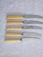 5 Thompson & son Sheffield fruitmesjes met celluloid hanvat, Antiek en Kunst, Antiek | Bestek, Ophalen of Verzenden