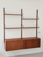 Vintage wallunit wandkast wandsysteem Poul Cadovius, Ophalen, Gebruikt, 25 tot 50 cm, Minder dan 150 cm