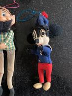 Mickey Mouse en Hillbilly figuur - jaren 60, Ophalen of Verzenden, Mickey Mouse, Gebruikt, Beeldje of Figuurtje