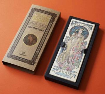 Alphonse MUCHA Set 50x Boekenlegger Jugendstil Kunst beschikbaar voor biedingen