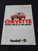 Vauxhall Chevette Brochure - Origineel!, Ophalen of Verzenden, Gelezen, Opel