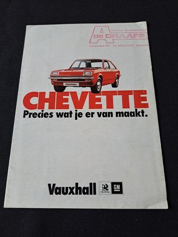 Vauxhall Chevette Brochure - Origineel! beschikbaar voor biedingen
