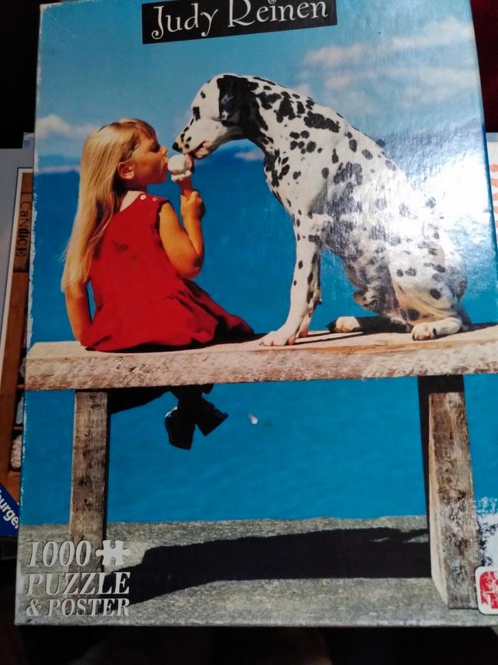 Twaalf puzzels van 1000 stukjes, samen € 17,50, Hobby en Vrije tijd, Denksport en Puzzels, Zo goed als nieuw, Legpuzzel, 500 t/m 1500 stukjes