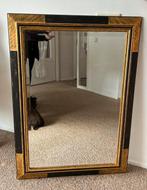 Grote spoegel goud/zwart, Ophalen, Gebruikt, Rechthoekig, 100 tot 125 cm