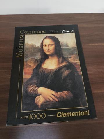 Museum collection legpuzzel 1000 stuks MONA LISA beschikbaar voor biedingen