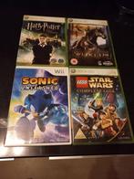 3x XBOX 360 ; Star Wars Harry Potter Two Worlds + SONIC Wii, Ophalen of Verzenden, Gebruikt, Avontuur en Actie