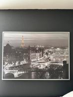 Ikea schilderij / lijst met parijs afbeelding / zwart wit, Huis en Inrichting, Ophalen of Verzenden, Zo goed als nieuw, Schilderij
