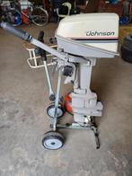 BUITENBOORDMOTOR MET TRANSPORTSTEUN., Ophalen, Gebruikt, Motor en Techniek, Zeilboot of Motorboot