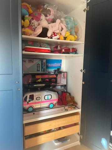 IKEA Pax kast Grimo donker blauw 200cm breed 236cm hoog - afbeelding 4
