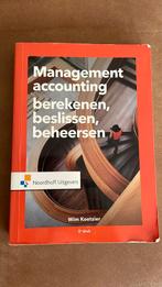 Wim Koetzier - Management accounting, Ophalen of Verzenden, Zo goed als nieuw, HBO, Wim Koetzier