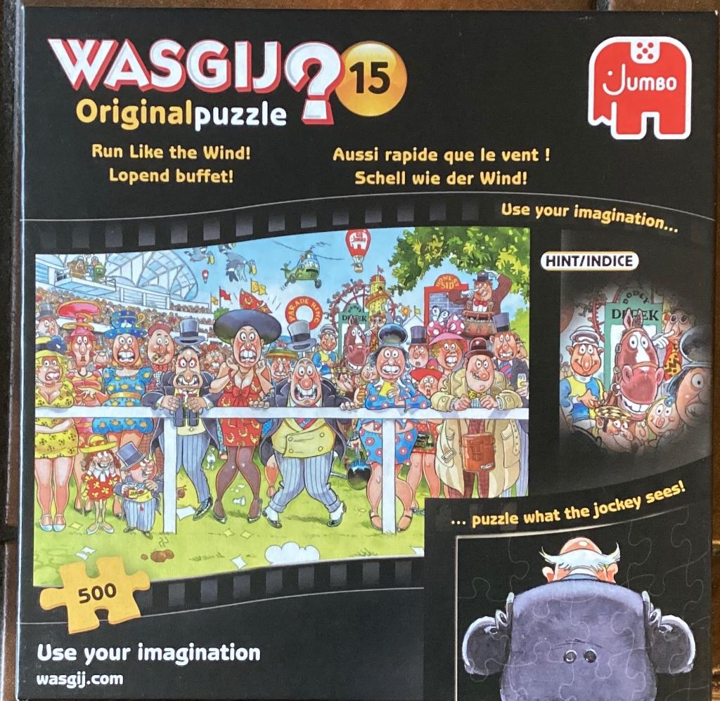 Wasgij 500 stukjes Original 15 Lopend Buffet!, Ophalen of Verzenden, 500 t/m 1500 stukjes, Zo goed als nieuw
