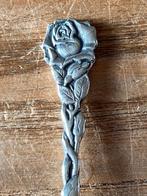 Vintage verzilverde suikerlepel Gero GN 90 roos, Antiek en Kunst, Ophalen of Verzenden