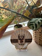 Coquille Schelp met Hertje Decoratie, Huis en Inrichting, Woonaccessoires | Kandelaars en Kaarsen, Overige materialen, Wit, Ophalen of Verzenden
