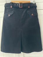 Zwarte velours rok met split - PL Land maat 40, Kleding | Dames, Maat 38/40 (M), Zwart, Ophalen of Verzenden, Zo goed als nieuw