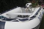 Allpa rubberboot/opblaasboot  met Johnson 15 pk 2 takt, Watersport en Boten, Aluminium, Gebruikt, Benzine, Minder dan 70 pk