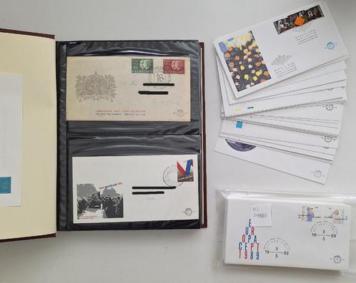 Eerste dag enveloppen nr. 50 (1962) + 103 ('70) - 309 ('93), Postzegels en Munten, Postzegels | Nederland, Gestempeld, Na 1940