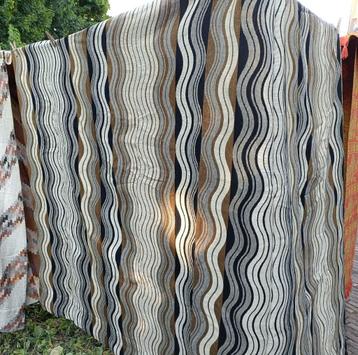 Vintage geweven gordijn psychedelisch B:2,40 x L:2,30 (GM1) beschikbaar voor biedingen