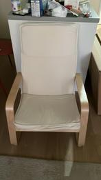 IKEA Poang Fauteuil, Huis en Inrichting, Ophalen, Gebruikt, Wit, Eén