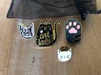 4 x speldje, pin, broche katten. Enamel. Nieuw 🐈🐈‍⬛🐕, Ophalen of Verzenden, Nieuw, Overige materialen
