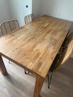 Eettafel hout 1.80m, Ophalen, Eikenhout, 50 tot 100 cm, Zo goed als nieuw