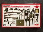 Bouwdoos 1:35 ICM WW1 35 Italian Infantry Weapons & Equipmen, Nieuw, Figuur of Figuren, 1:35 tot 1:50, Ophalen of Verzenden