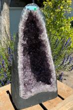 Prachtige Amethis geode Hoogte 43 cm - 17,5 kilo, Ophalen, Mineraal