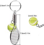 Tennis sleutelhanger, tennisracket met bal (NIEUW), Nieuw, Sport, Ophalen of Verzenden